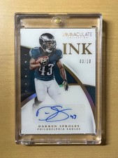 /10 NFL EAGLES DARREN SPROLES AUTO IMMAC 112925