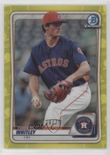 2020 Bowman Chrome Prospects Yellow Refractor 20/75 Forrest Whitley #BCP-70 0wp8