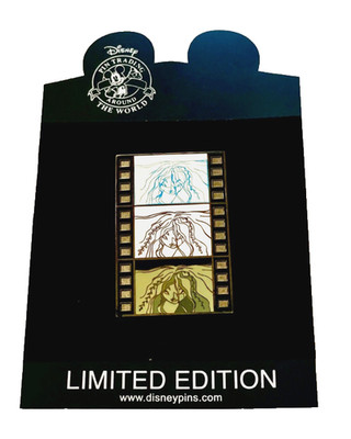 LE Disney Pin Sprite Art Sketch Fantasia Film Piece Cel Animation Blue Line Draw