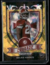 2021 Panini Prizm Draft Picks Collegiate Najee Harris Gold Ice Alabama #172