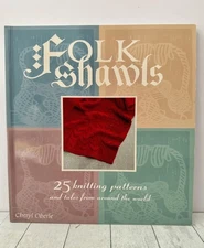 Folk Shawls, Oberle, 2000, knitting patterns, traditional shawls, lace knitting