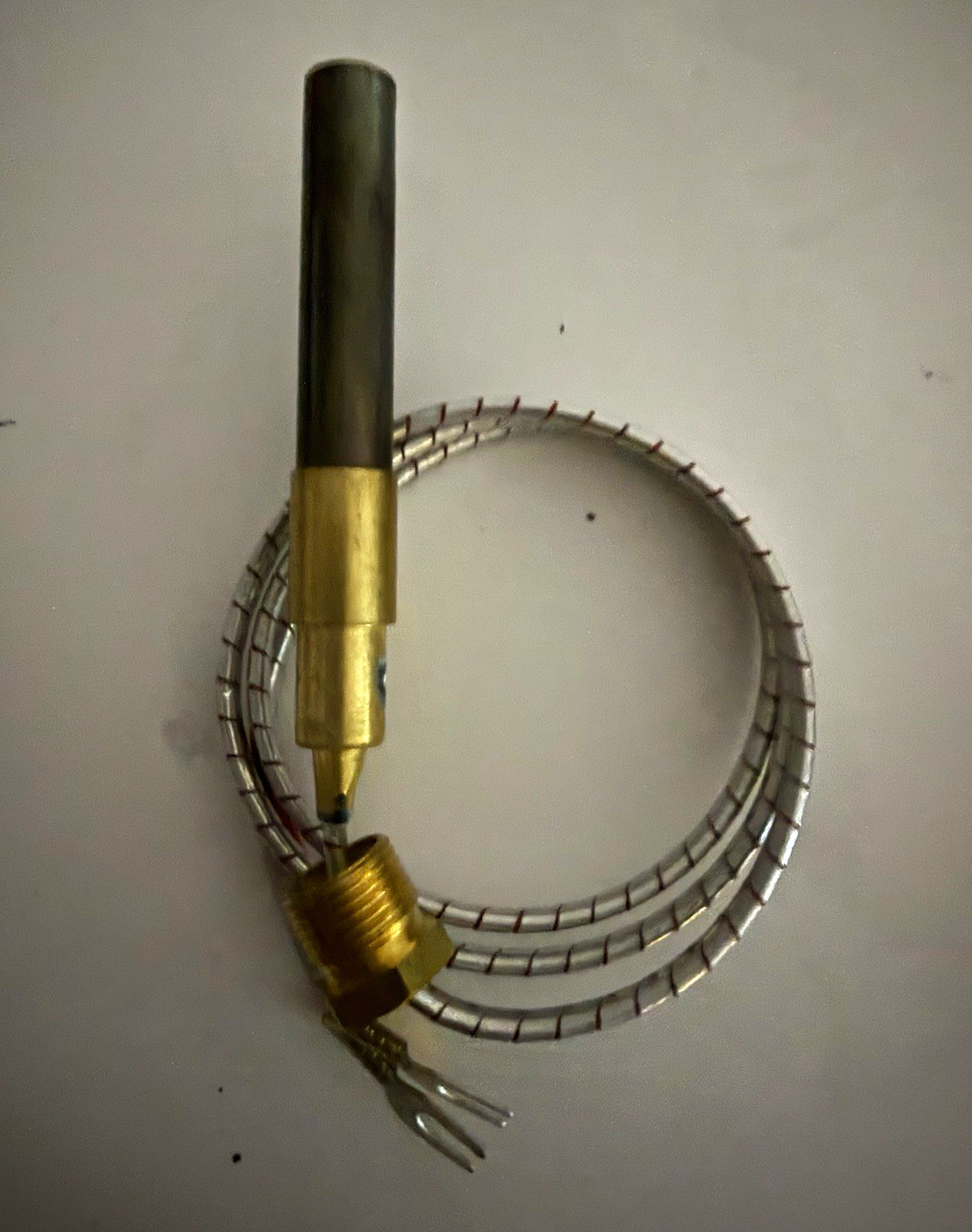 Fryer Thermopile, 2 wire braided, fits many models, Pitco, Vulcan