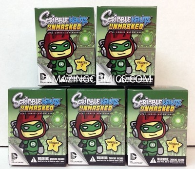 DC Scribblenauts Unmasked Series 1 Mini Figure Blind Box - Five Random Packs