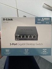 D-Link DGS-105 Gigabit Ethernet Switch 5-Port
