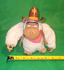 Vintage 1979 Applause Rodney Gorilla White Cowboy Deputy Sherriff Super Clean