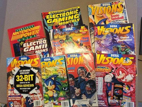 Videospiel Magazine, Visions, EGM, Nintendo Power Lot