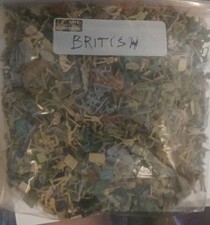  M-14 1000 Vintage British Soldiers. 1:72. Many Brands Including Airfix. As Is