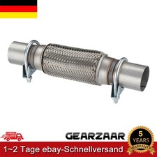 Flexrohr Auspuffrohr Flexstück Ø45 passt für Audi 1x Satz Universal Edelstahl