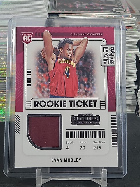 2021-22 Contenders Rookie Ticket Patch Evan Mobley #RTS-EMO