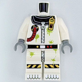 LEGO Alien Conquest ADU Scientist ac010 7066 Earth Defense HQ 2011 Minifigure