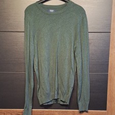 MCNEAL Herren Pullover M Grün Rundhals Langa...