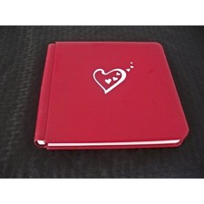 CREATIVE MEMORIES SCRAPBOOK ALBUM 7x7 Red Heart with pages, New