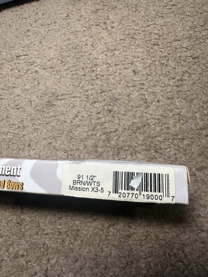 Zebra Hybrid Mission X3-5 String 91 1/2" BRN/WTS 720770190007 - Image 2 of 2