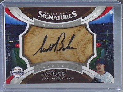 2006 Sweet Spot Signatures Barrel Black Ink 13/25 Scott Baker #140 Auto 3c7