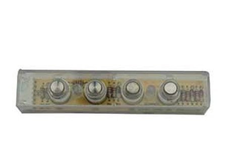 Platine poussoirs Candy 49023711 pour panneau de commande de hotte aspirante