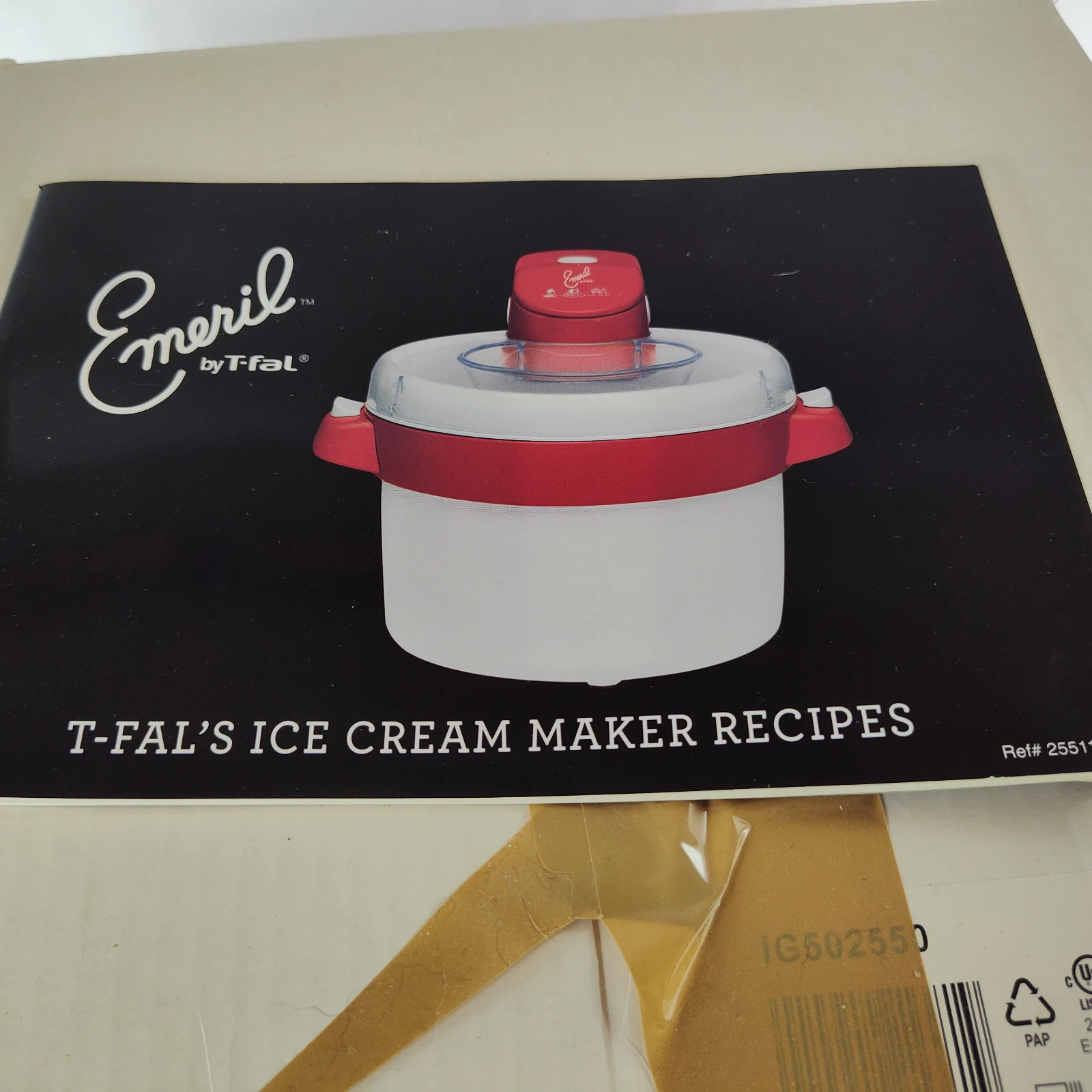 Emeril by T-fal 1.8 qt Ice-Cream Maker, Model LG502550 Still Sealed Unused nice!