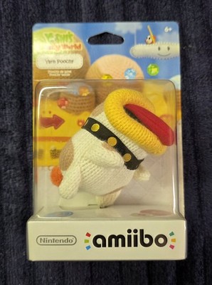 Yarn Poochy Amiibo Nintendo Yoshi's Woolly World Amiibo US VERSION 