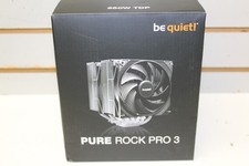 be quiet Pure Rock Pro 3 Silver CPU Air Cooler 250W- BK041 NEW - FREE SHIPPING