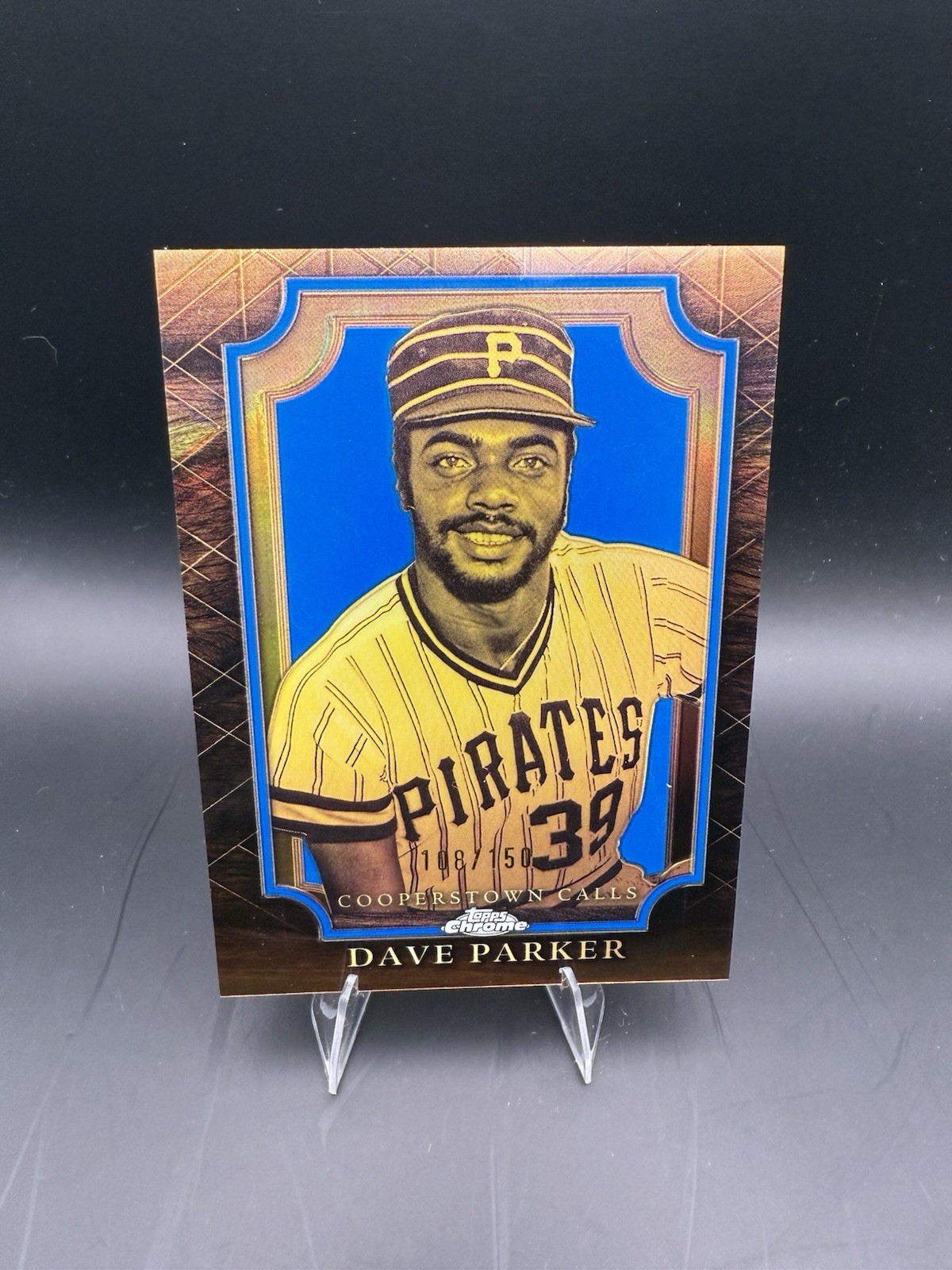 2025 Topps Chrome Dave Parker Cooperstown Calls SSP Blue /150 CC-4 Pirates HOF