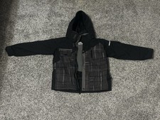 Columbia Kids Hoodie Zip-Up Jacket Size XS 6/7 Black