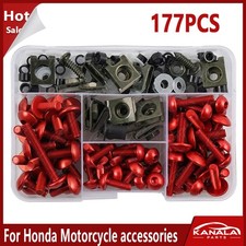 177 PCS Moto Fairing Bolts Fastener Clip Screw For Honda Motorcycle accessories