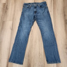 Levi's 559 Men's Relaxed Straight Jeans W34 L34 Medium Wash Blue Denim Stretch