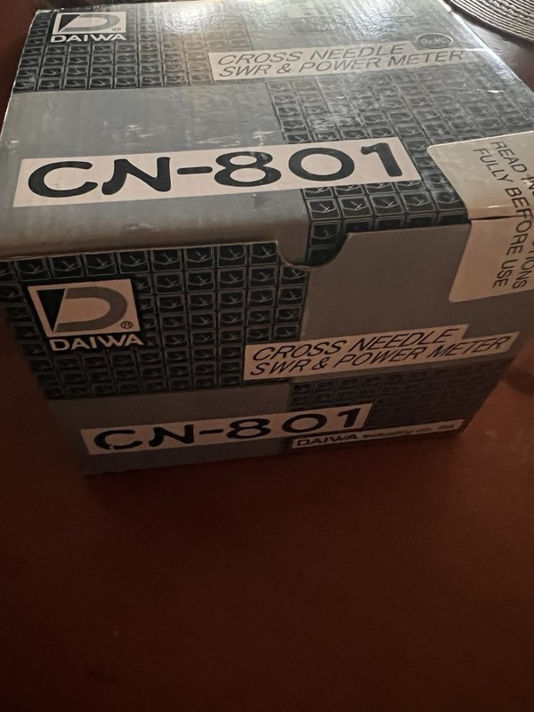 NEW Daiwa CN-801 HP Cross Needle SWR & Power Meter 1.8-200MHz 2kW 