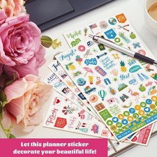 Monthly planner stickers for calendar decorating journals seasonal events