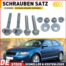 Reparatursatz Schraubensatz Exzenterschraube Hinten für VW Passat Seat Skoda