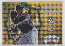 2021 Panini Mosaic Debuts Green Mosaic Prizm Ke'Bryan Hayes #PD10 7cz