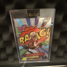 Wild Card Comix Steve Young Serial Numbered Limited Edition Football Card 3/5