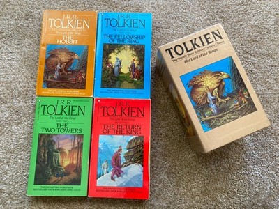 Lord of the Rings / Hobbit - Tolkien - Ballantine Box Set Complete NICE!!