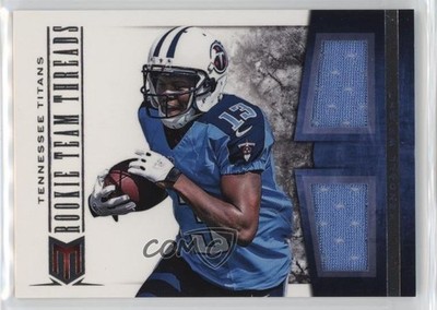 2012 Momentum Rookie Team Threads Materials Combo /199 Kendall Wright #7 RC tw0