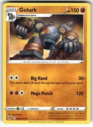 Golurk 083/172 Rare Brilliant Stars Pokemon Card