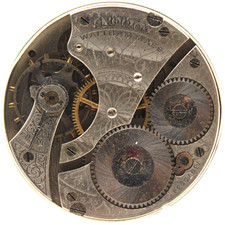 1904 WALTHAM POCKET WATCH MOVEMENT 13975534 GRADE 610 16s 7j LM