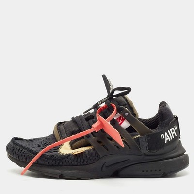 OffWhite x Nike Air Presto Gr.40 Black Rubber Low Top Sneaker