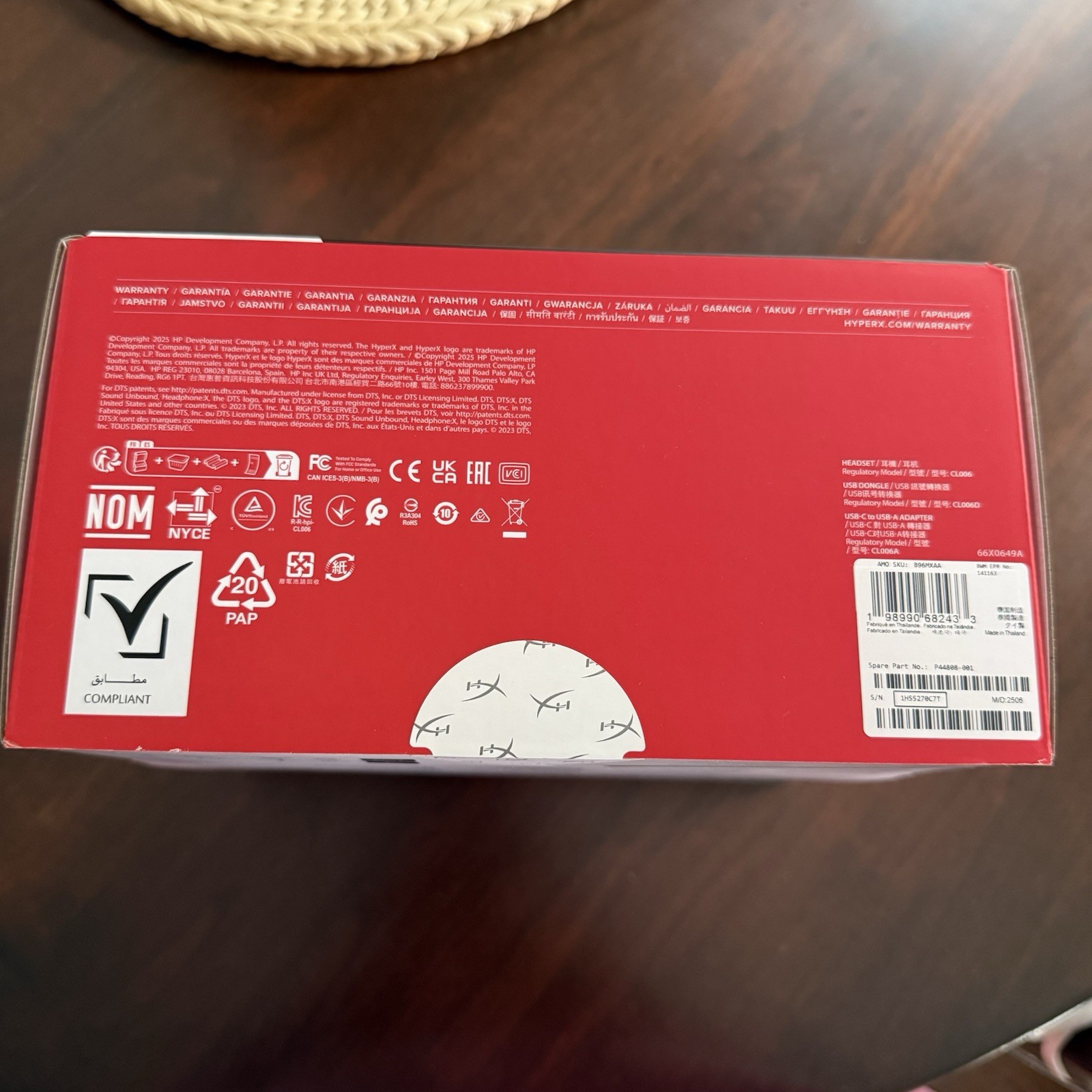 HyperX Cloud III Wired Gaming Headset White New Sealed