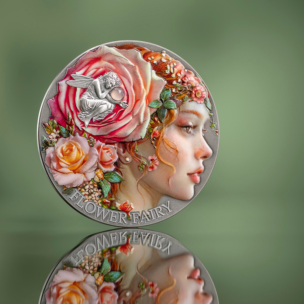 2026 Cameroon Nature Spirits Flower Fairy 2 oz Silver Coin (IN-STOCK)