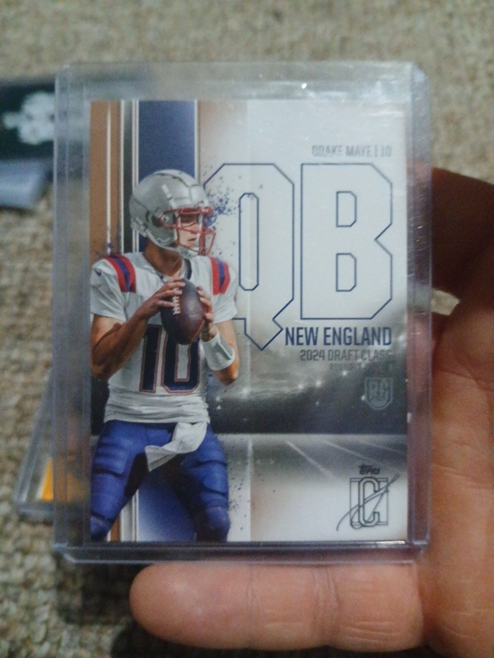 Drake Maye Bronze Rookie 2024 Topps Signature Class #152