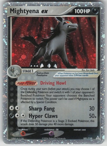 Pokemon TCG Mightyena ex Ultra Rare Holon Phantoms 101/110