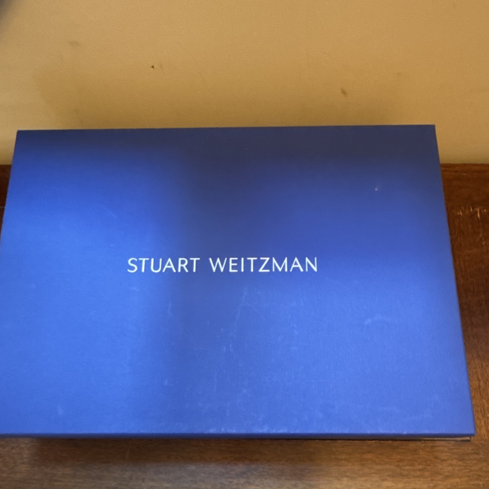 Stuart Weitzman Black Suede Solid Block Heel Roun… - image 1