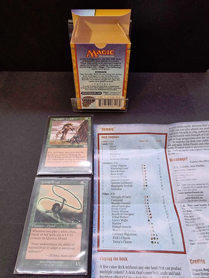 MtG Planeshift 'Domain' Theme Deck from 2001 | Opened – Complete - Image 2 of 4