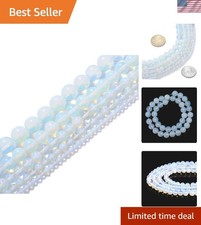 Natural Opal Gemstone Beads - 4mm Healing Round Loose Beads for Jewelry Making