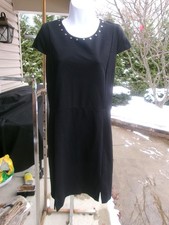 MICHAEL KORS BLACK &GOLD STUD DRESS XL