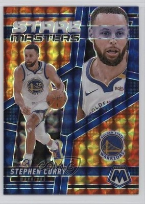 2024-25 Panini Mosaic Stare Masters Blue Prizm /199 Stephen Curry #4 16wc
