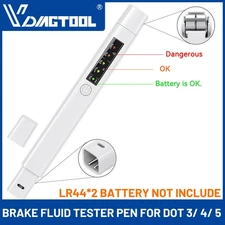Brake Fluid Tester Pen Auto Liquid Test 5 LED Indicator Fot for DOT3/DOT4/DOT5