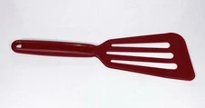 Good Cook Red Plastic Nylon Slotted Fish Spatula - 12 inches