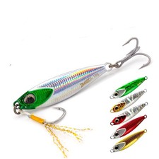 5PCS Metal Jig Lure 7g-26g Spinner Spoon Spinning Fishing Tackle Bass Mackerel