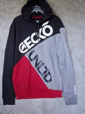 Ecko Unltd Mens L Hoodie Graphic Print Hooded Sweatshirt Polyester