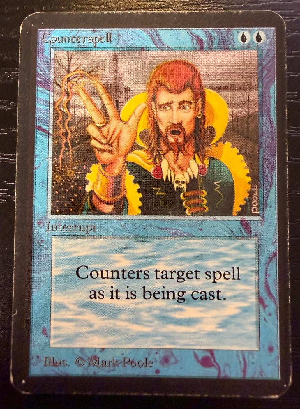 Alpha Counterspell Blue Uncommon LP- Lightly Played MTG Magic